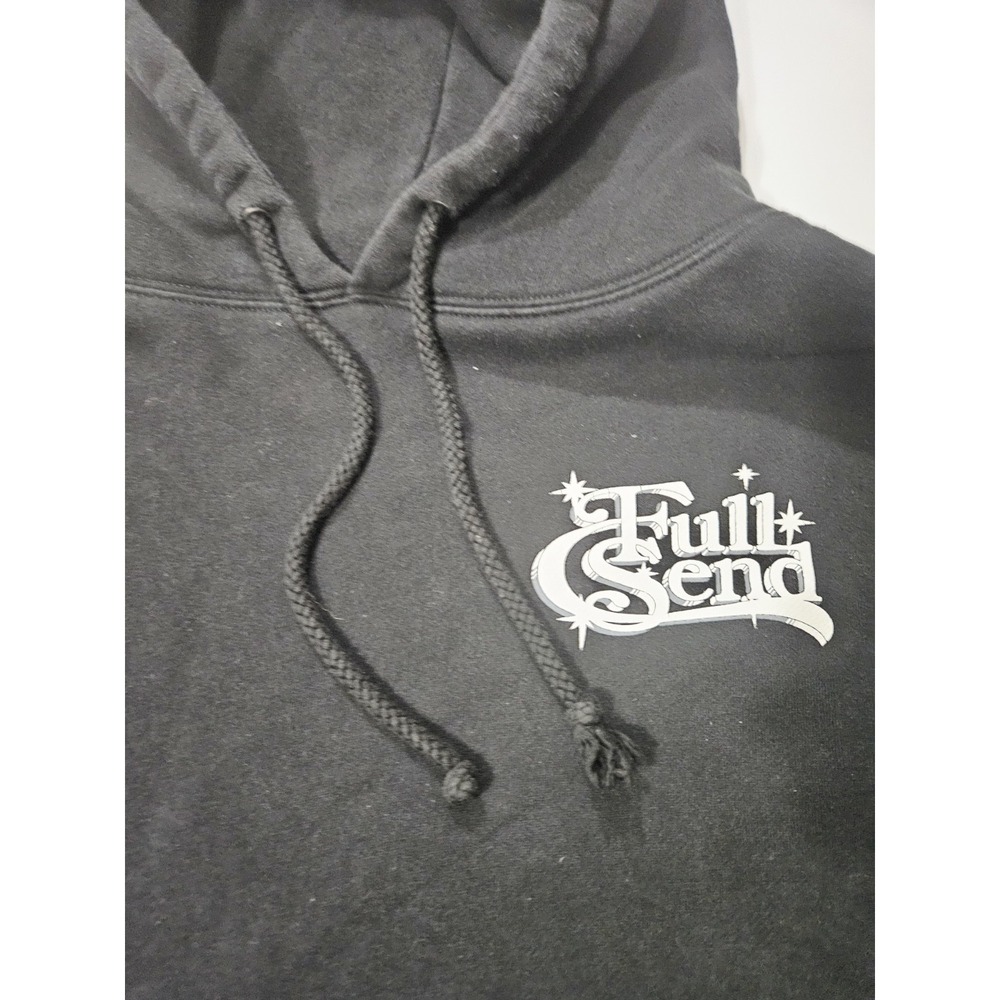 Nelk Boys Full Send OG Hoodie Men's Size Large Long Sleeve Pullover Black - Picture 3 of 6